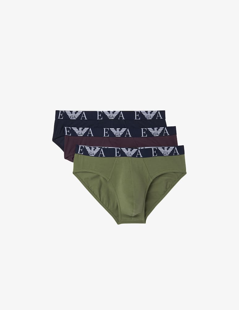 Emporio Armani Slip 3-pack bold monogram - immagine 1 Emporio Armani Slip 3-pack bold monogram - immagine 1