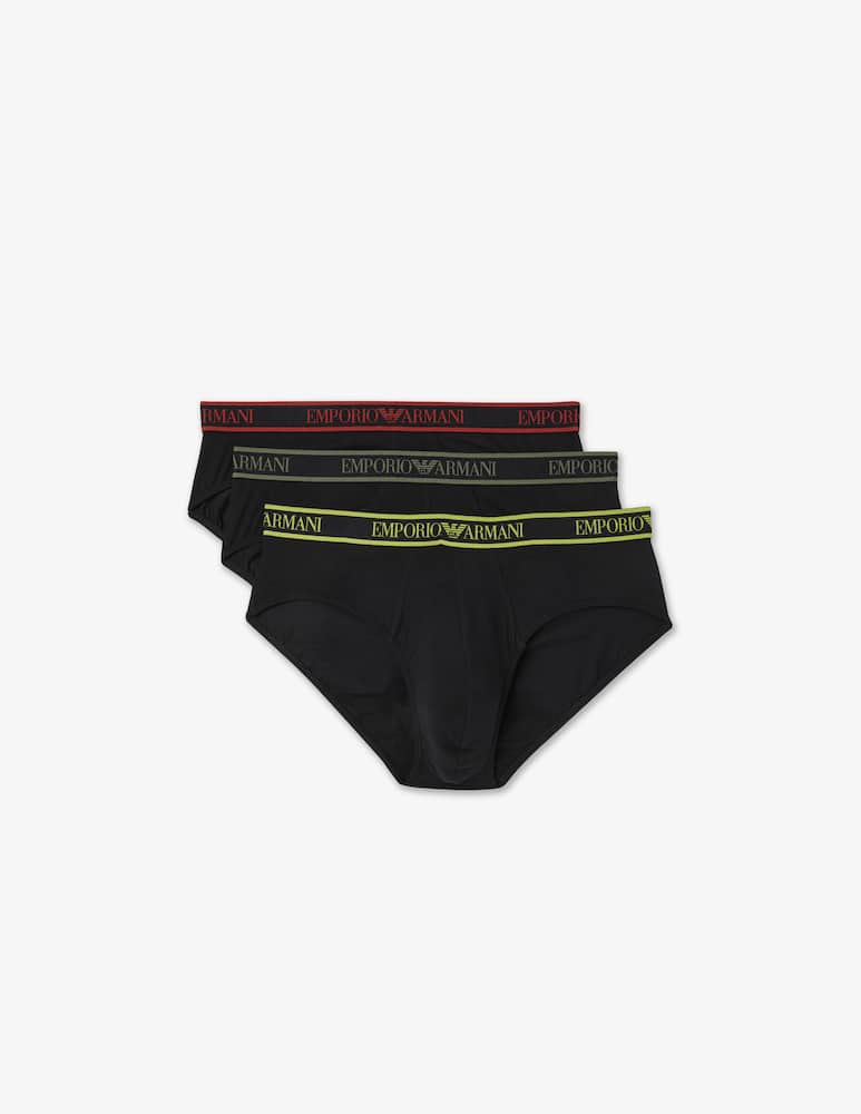 Emporio Armani Slip 3-pack core logoband - immagine 1 Emporio Armani Slip 3-pack core logoband - immagine 1