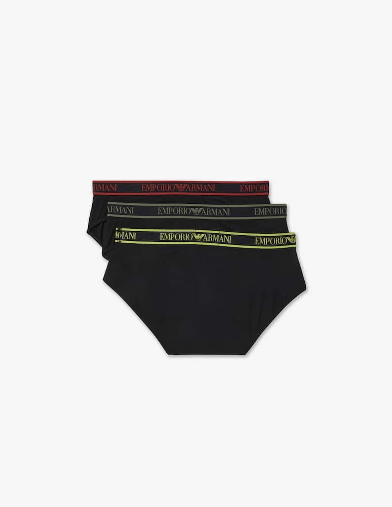 Emporio Armani Slip 3-pack core logoband - immagine 2 Emporio Armani Slip 3-pack core logoband - immagine 2