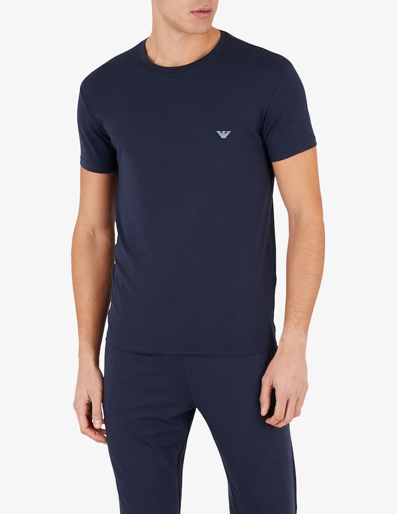 Emporio Armani Maglietta girocollo soft modal - immagine 2 Emporio Armani Maglietta girocollo soft modal - immagine 2