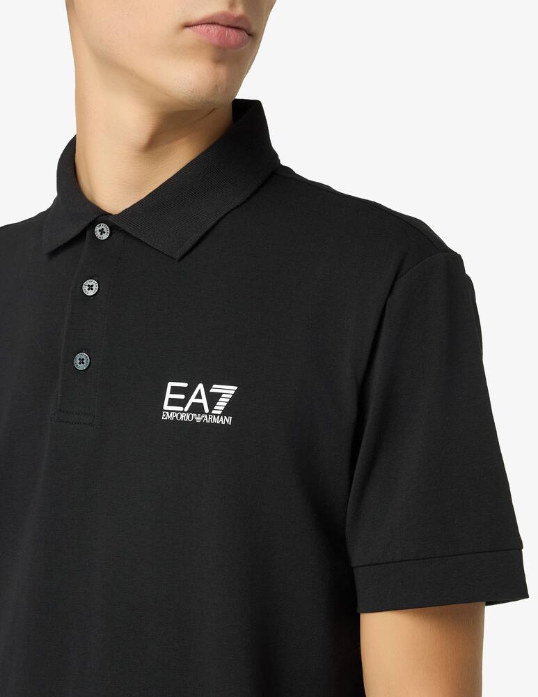 rinascente EA7 Polo slim fit stretch con logo