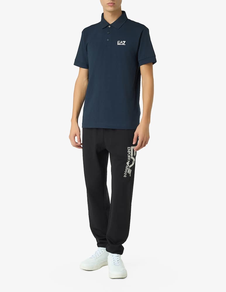 rinascente EA7 Polo slim fit stretch con logo