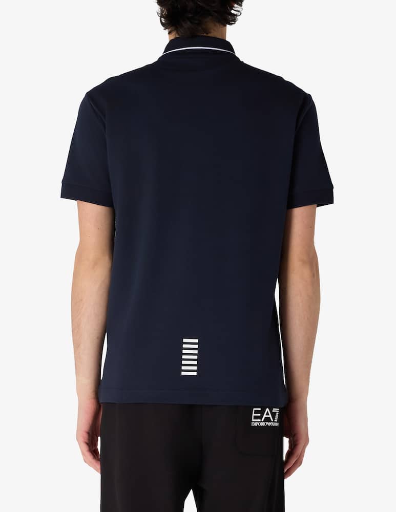 EA7 Polo piqué con logo - immagine 3 EA7 Polo piqué con logo - immagine 3