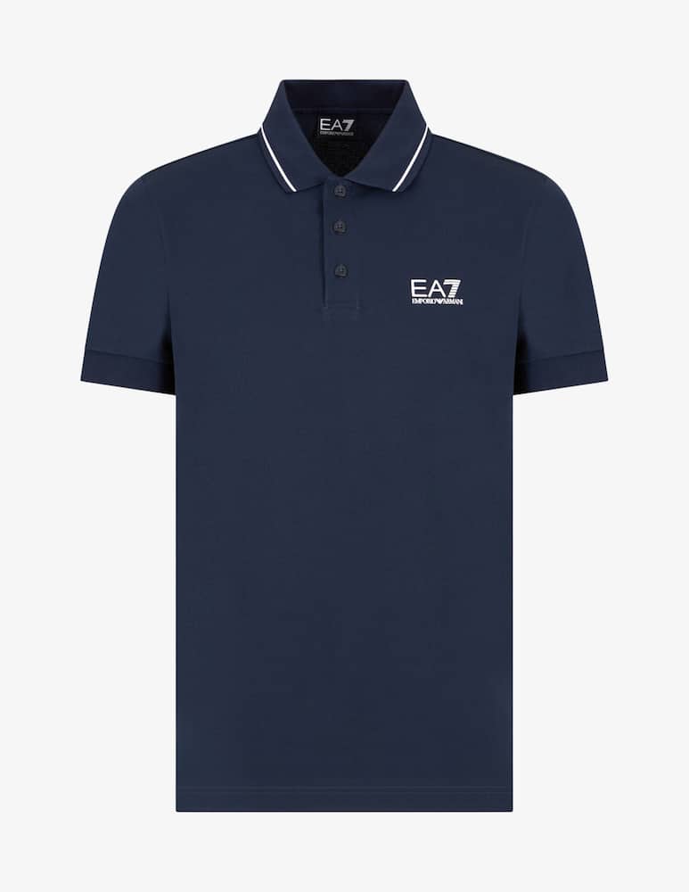 EA7 Polo piqué con logo - immagine 5 EA7 Polo piqué con logo - immagine 5