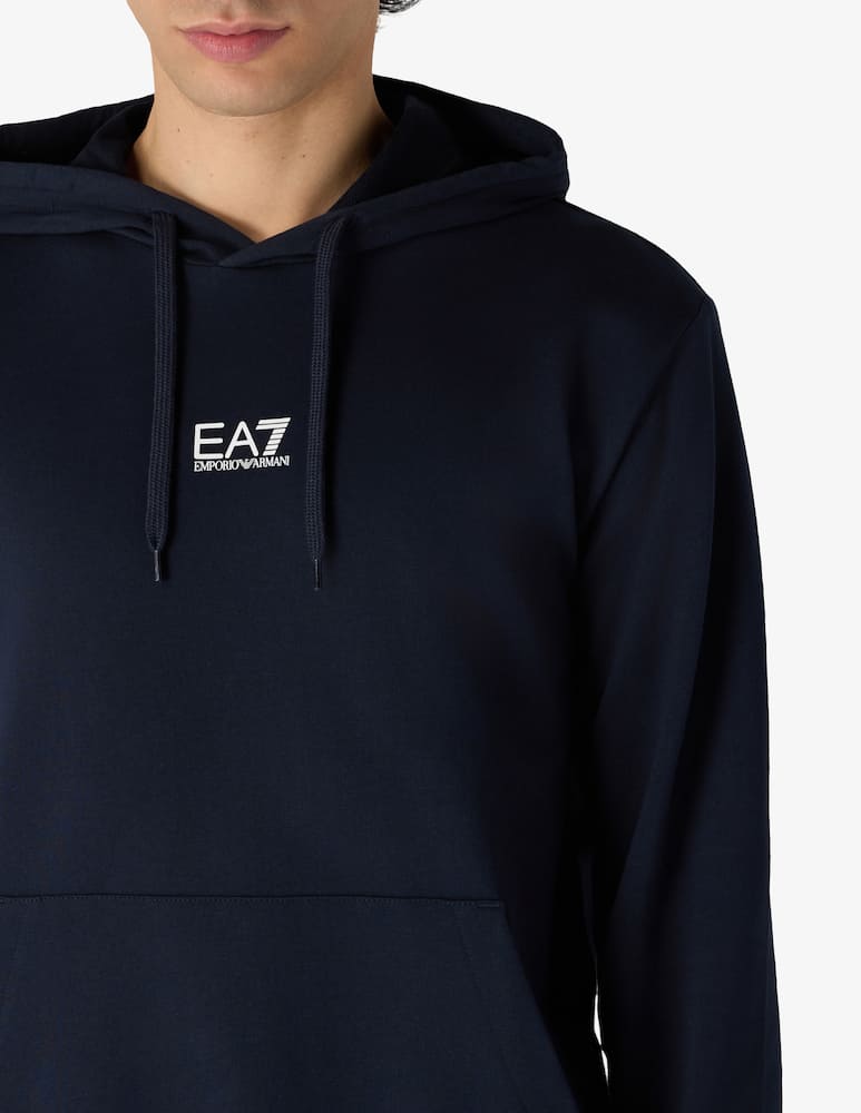 rinascente EA7 Hoodie logo terry