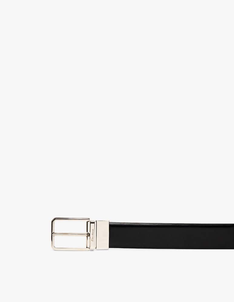 Santoni Reversible leather belt - picture 4 Santoni Reversible leather belt - picture 4