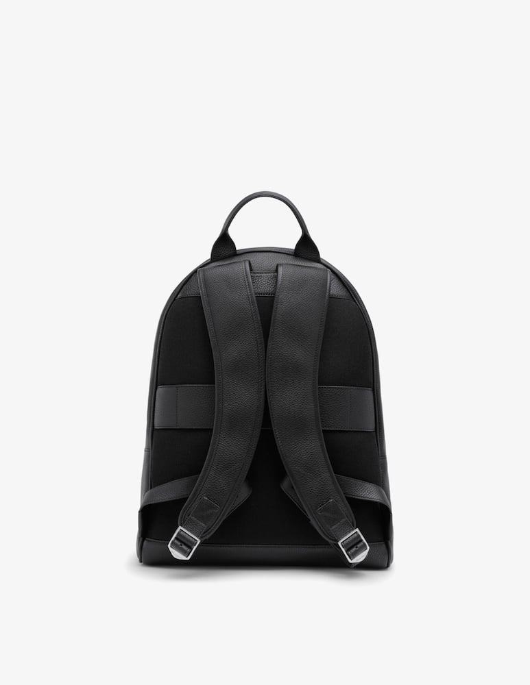 Santoni Leather zip pocket backpack - picture 4 Santoni Leather zip pocket backpack - picture 4