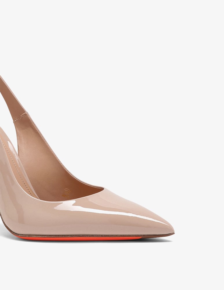 Santoni Pink patent leather high-heel slingback - picture 6 Santoni Pink patent leather high-heel slingback - picture 6
