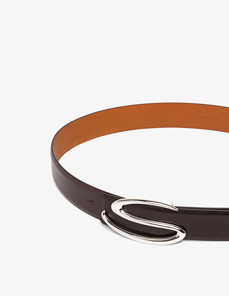 Santoni Leather belt with metal buckle - picture 4 Santoni Leather belt with metal buckle - picture 4