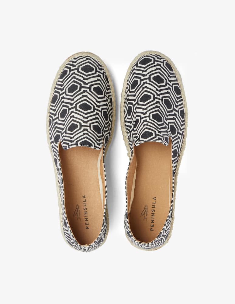 Peninsula Espadrillas stampate in lino - immagine 1 Peninsula Espadrillas stampate in lino - immagine 1