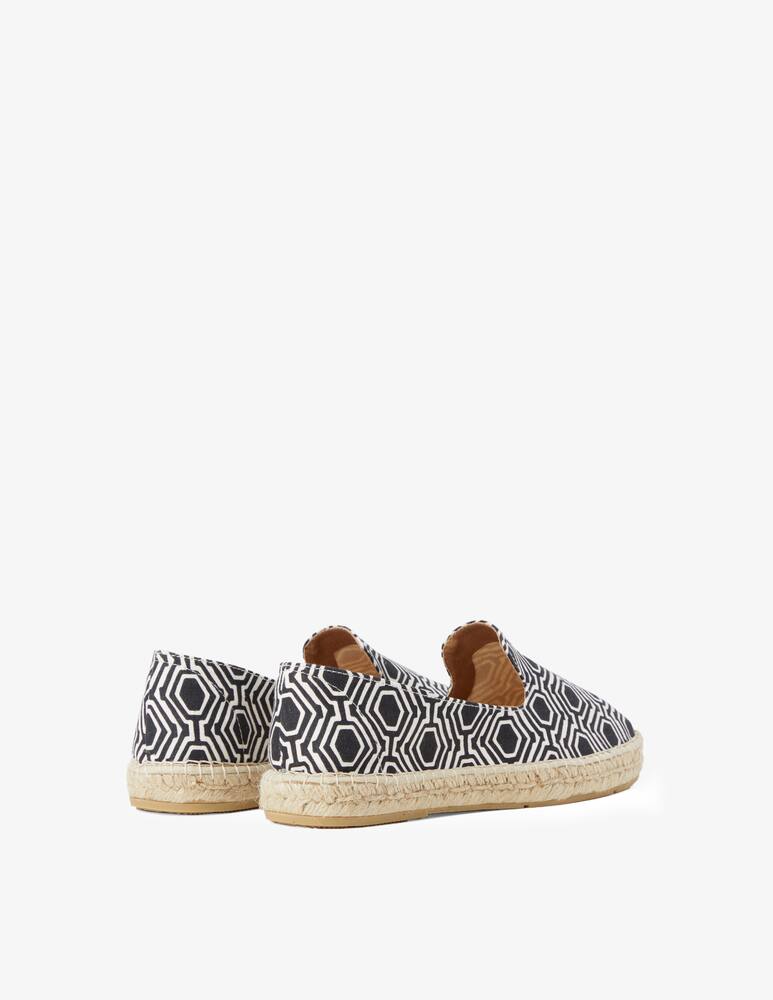 rinascente Peninsula Printed linen espadrilles