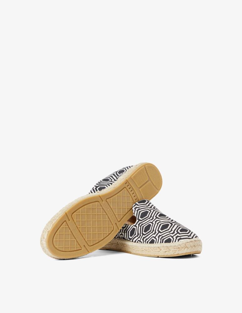 rinascente Peninsula Printed linen espadrilles