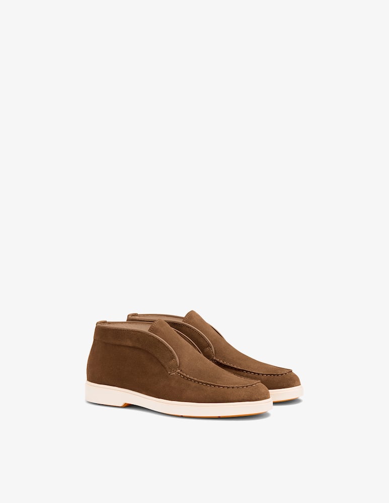 Santoni Light Brown suede desert boot - picture 2 Santoni Light Brown suede desert boot - picture 2