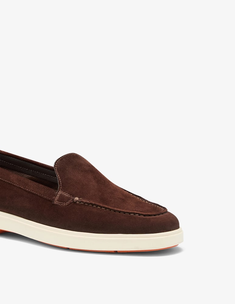 Santoni Mocassino in suede marrone scuro - immagine 4 Santoni Mocassino in suede marrone scuro - immagine 4