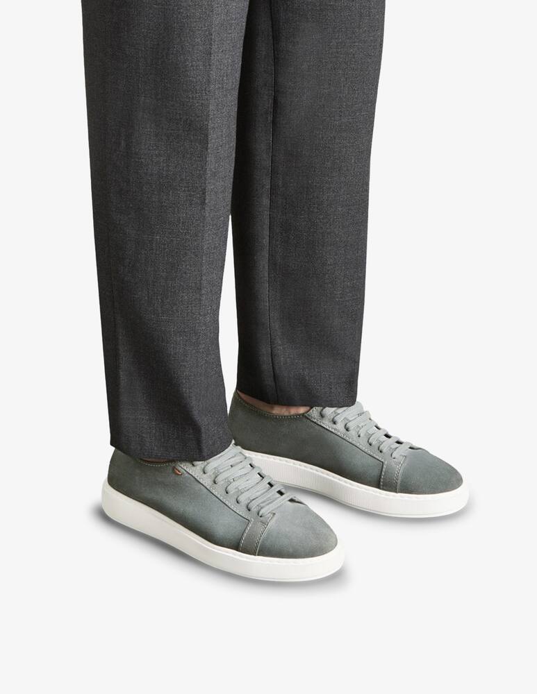 Santoni Suede low top sneakers - picture 2 Santoni Suede low top sneakers - picture 2