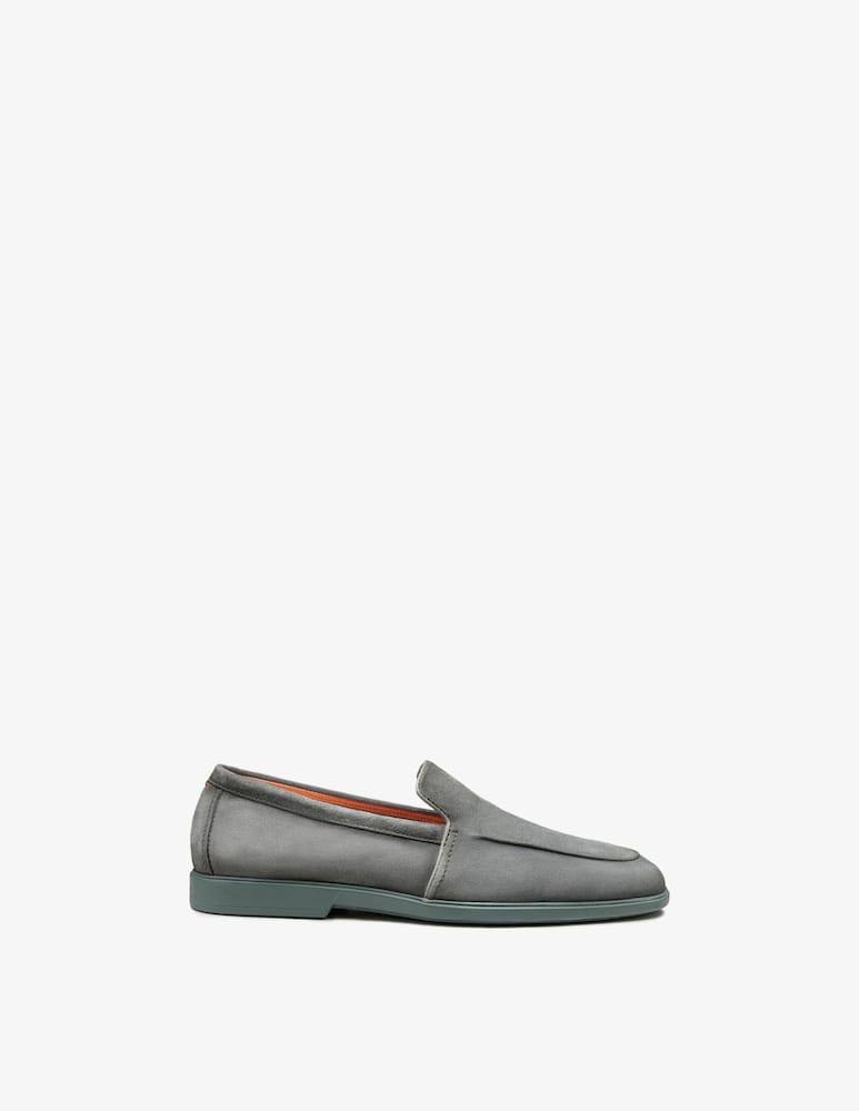 Santoni Suede penny loafers - picture 1 Santoni Suede penny loafers - picture 1