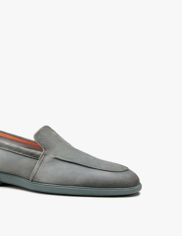 Santoni Suede penny loafers - picture 3 Santoni Suede penny loafers - picture 3