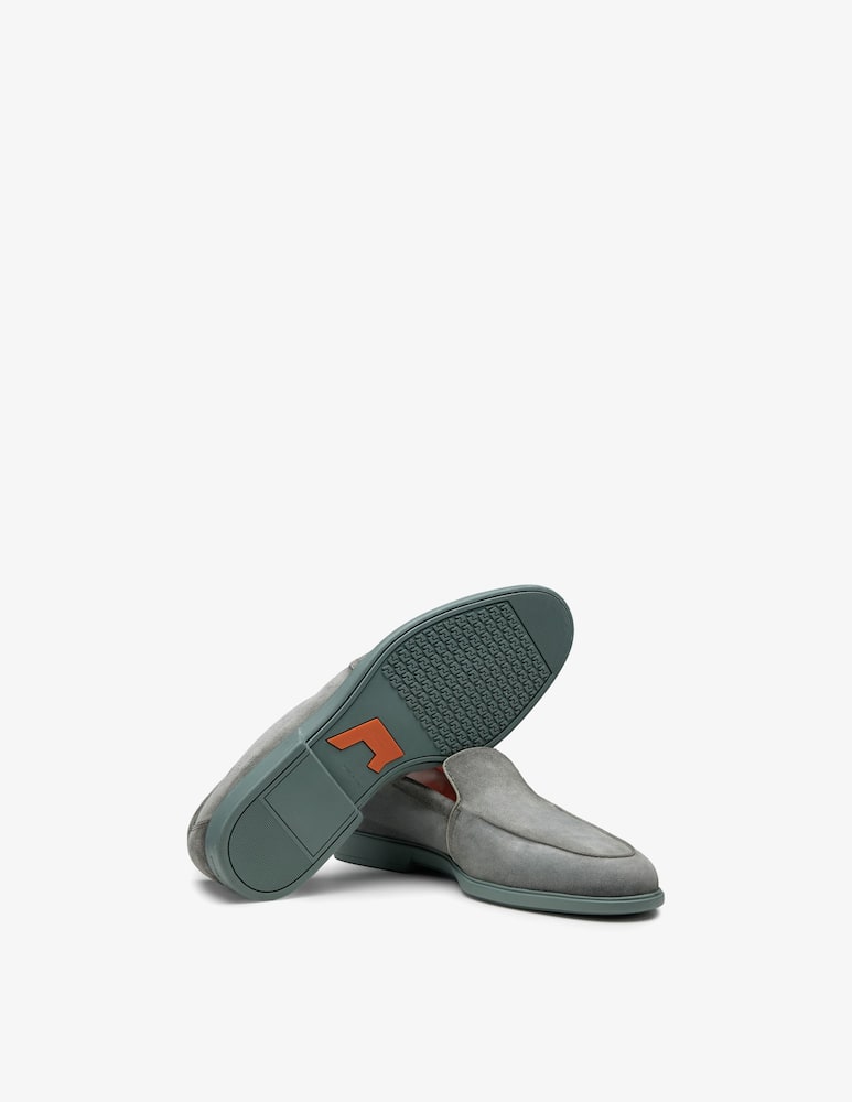 Santoni Suede penny loafers - picture 5 Santoni Suede penny loafers - picture 5
