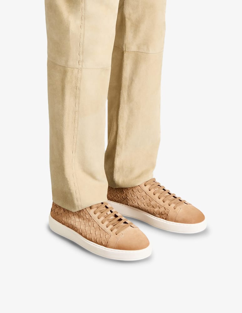 Santoni Woven suede sneakers - picture 2 Santoni Woven suede sneakers - picture 2