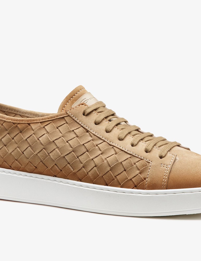 Santoni Woven suede sneakers - picture 4 Santoni Woven suede sneakers - picture 4