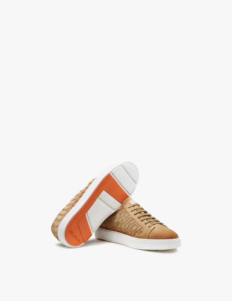 Santoni Woven suede sneakers - picture 6 Santoni Woven suede sneakers - picture 6