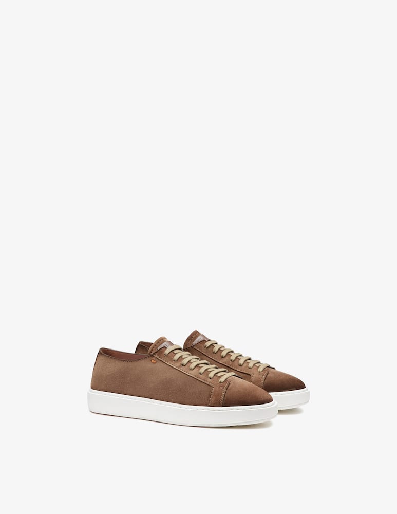 Santoni Suede low top sneakers - picture 4 Santoni Suede low top sneakers - picture 4