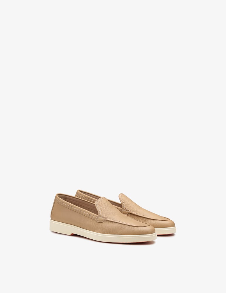 Santoni Mocassino in pelle beige - immagine 4 Santoni Mocassino in pelle beige - immagine 4