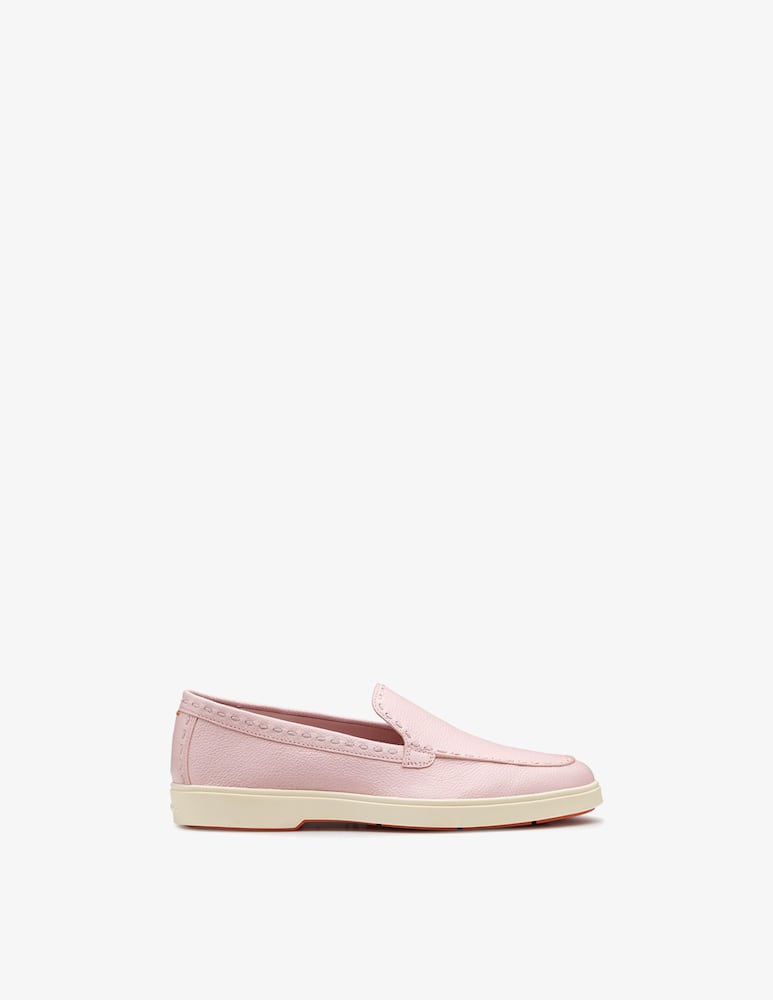 Santoni Mocassino in pelle rosa - immagine 1 Santoni Mocassino in pelle rosa - immagine 1