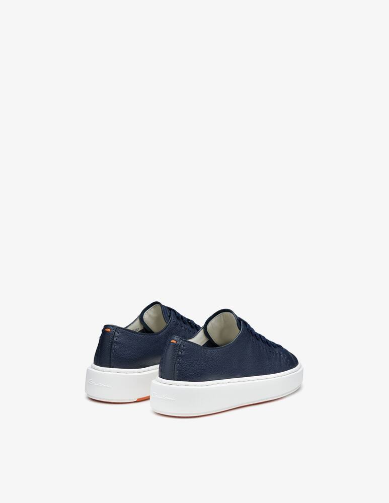 rinascente Santoni Sneaker in pelle blu