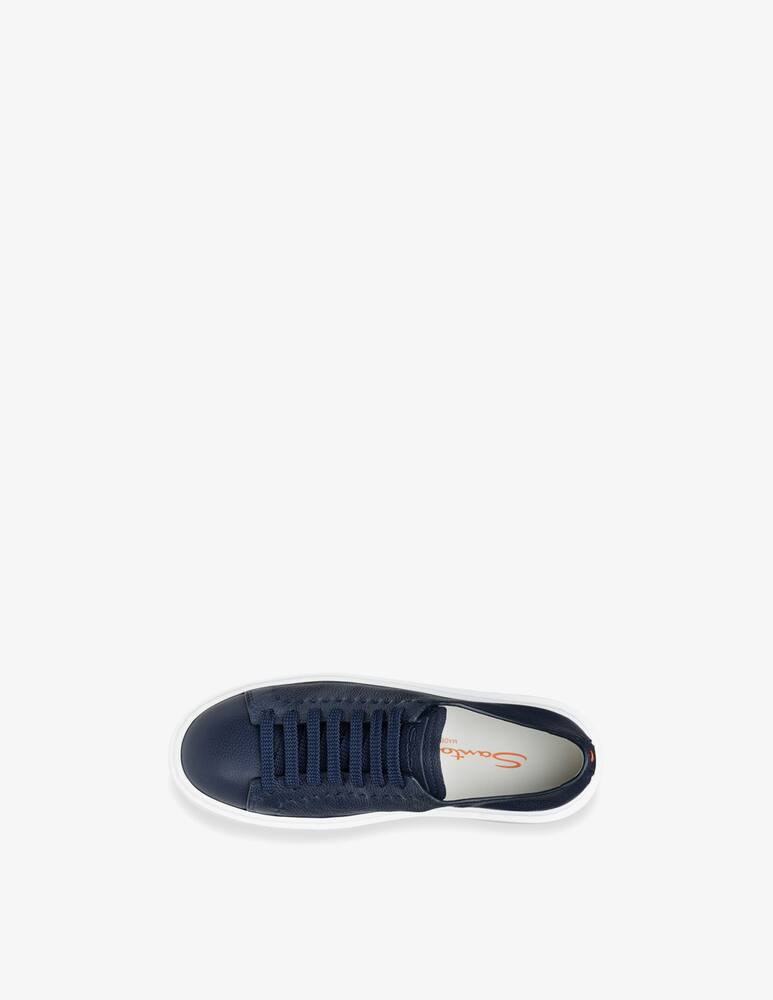 rinascente Santoni Sneaker in pelle blu