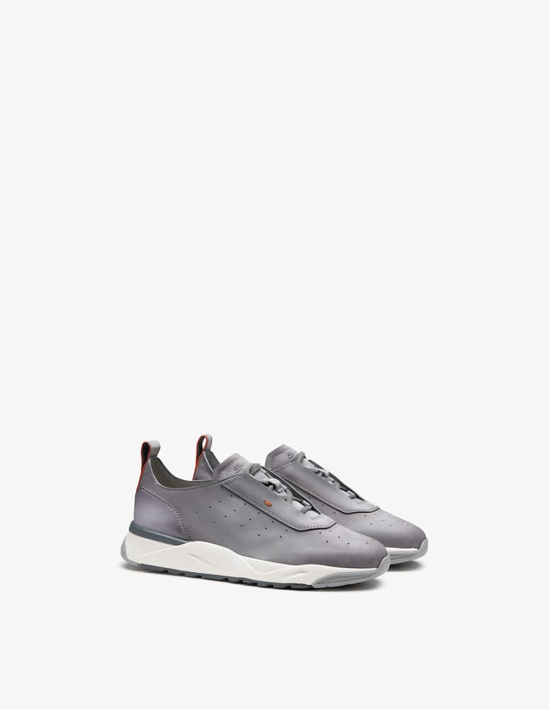 Santoni Perforated nubuck sneakers - picture 2 Santoni Perforated nubuck sneakers - picture 2