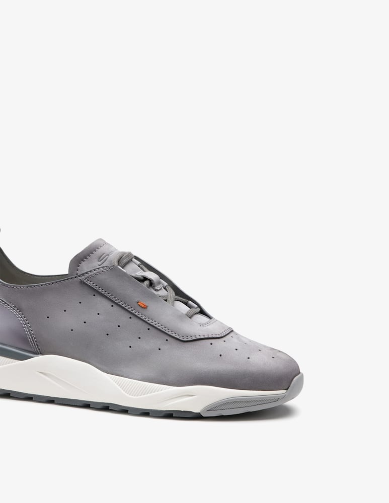 Santoni Perforated nubuck sneakers - picture 3 Santoni Perforated nubuck sneakers - picture 3