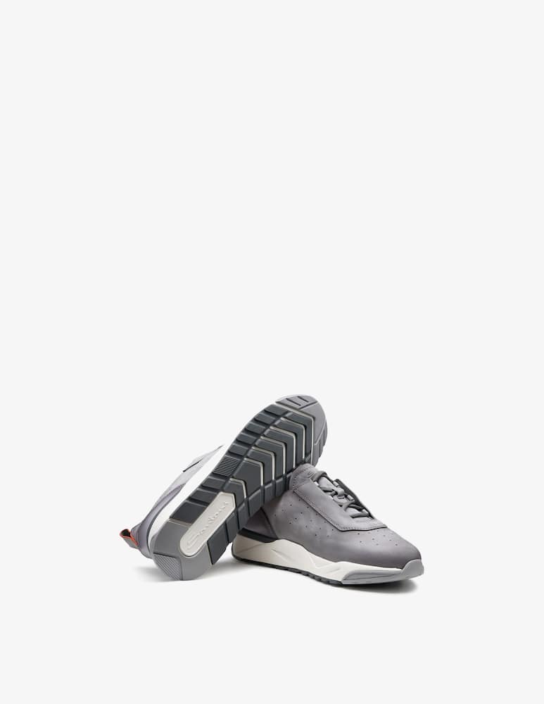 Santoni Perforated nubuck sneakers - picture 5 Santoni Perforated nubuck sneakers - picture 5