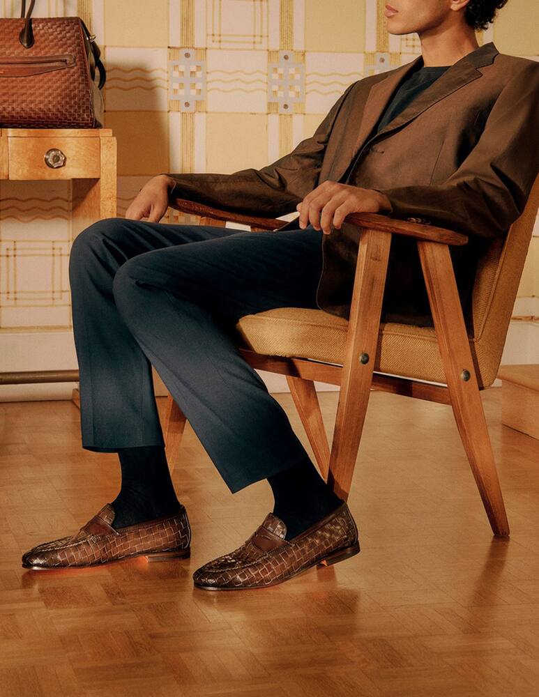 rinascente Santoni Mocassino Carlo in pelle