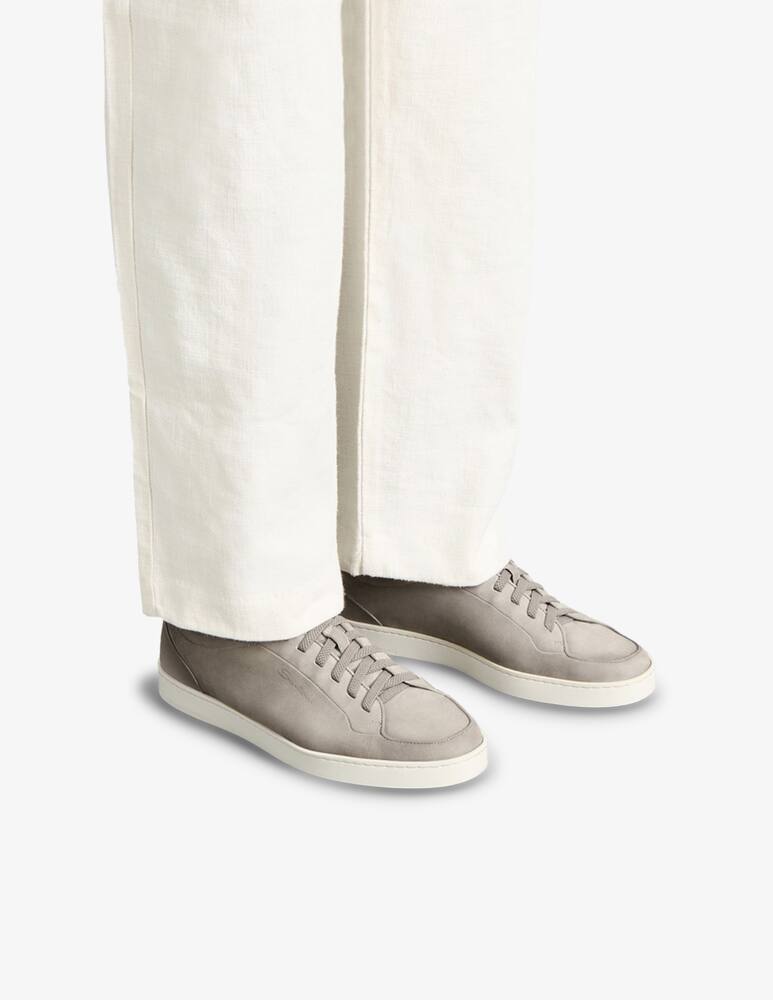 rinascente Santoni Off-duty nubuck sneakers