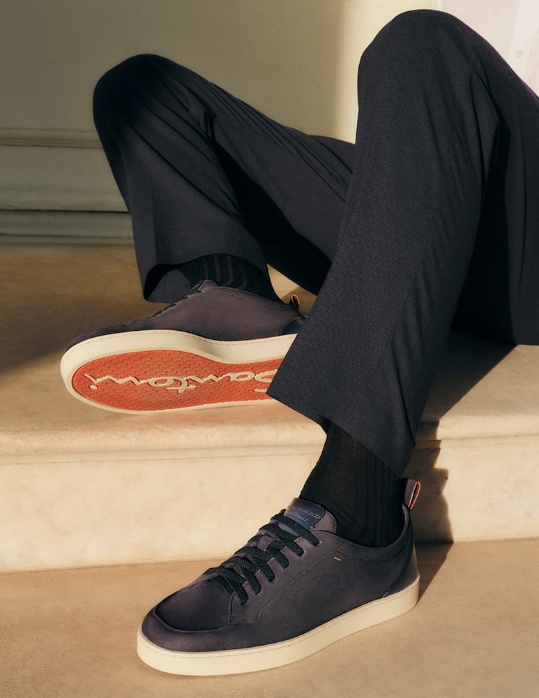 Santoni Off-duty nubuck sneakers - picture 2 Santoni Off-duty nubuck sneakers - picture 2