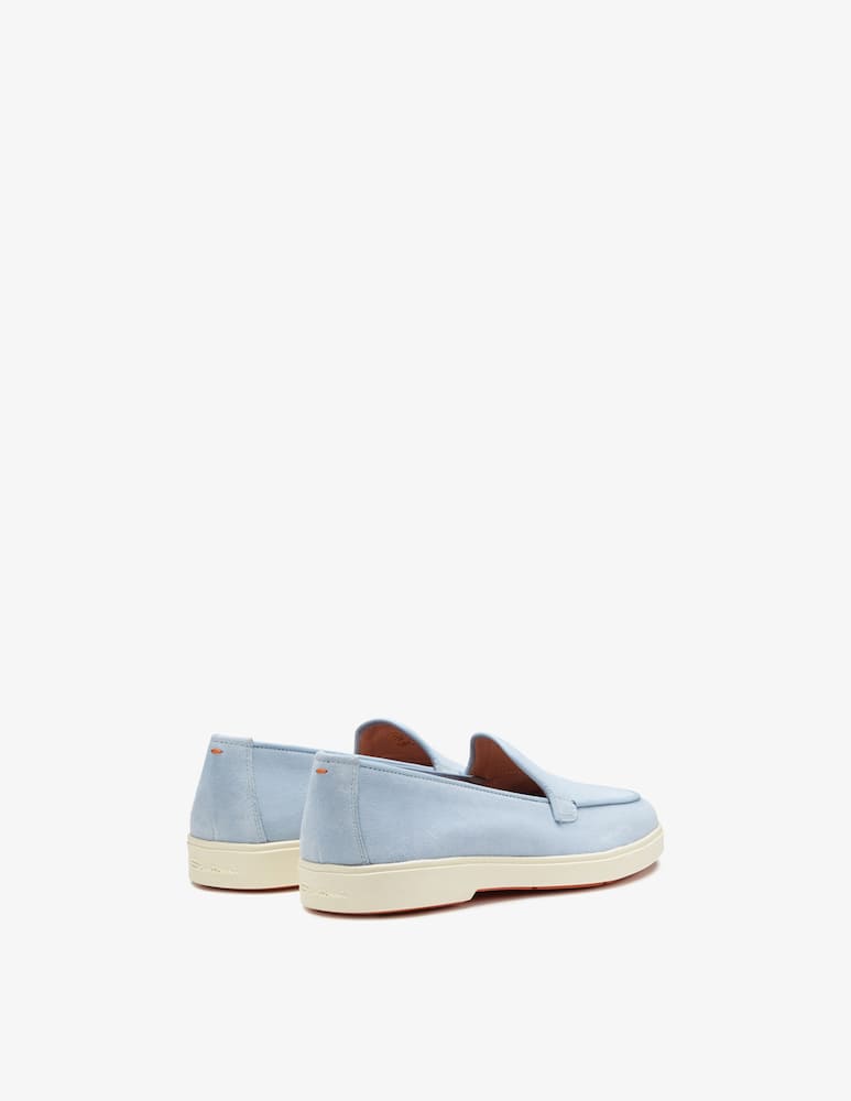 Santoni Mocassino in suede azzurro chiaro - immagine 3 Santoni Mocassino in suede azzurro chiaro - immagine 3