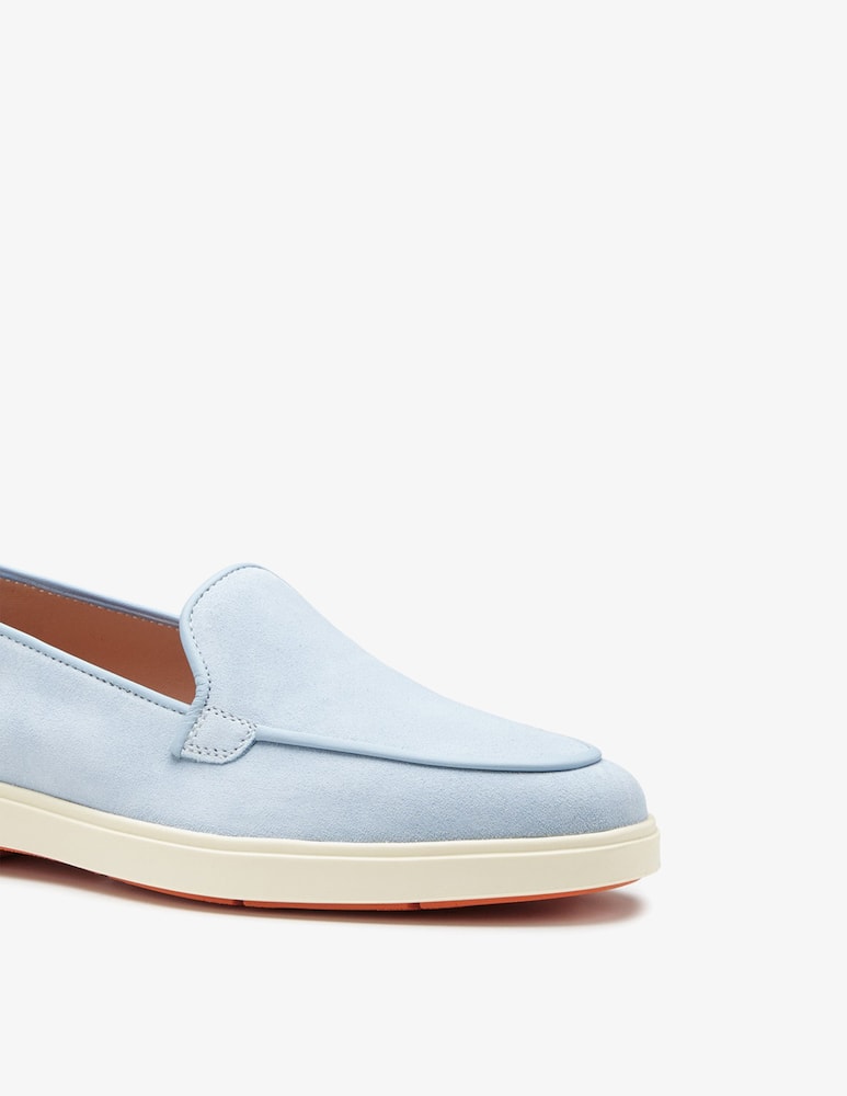 Santoni Mocassino in suede azzurro chiaro - immagine 5 Santoni Mocassino in suede azzurro chiaro - immagine 5
