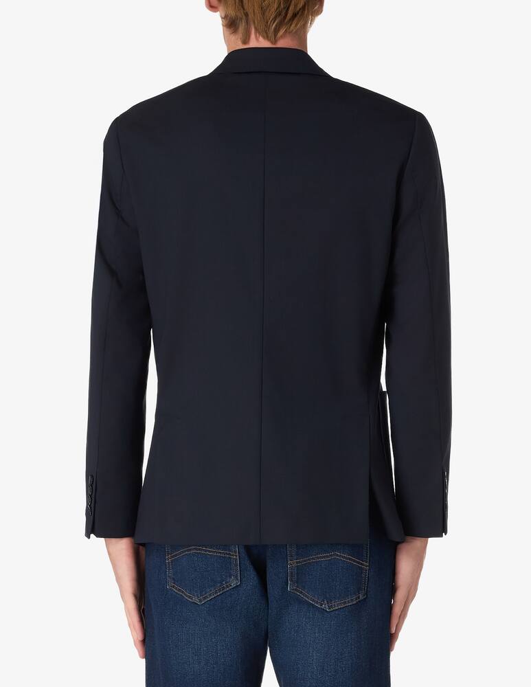 rinascente Cruna Giacca tribeca monopetto in lana tecnica