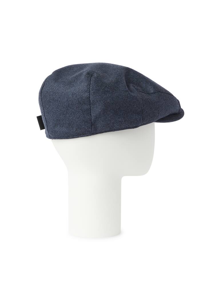 rinascente Borsalino Micro pattern wool flat cap