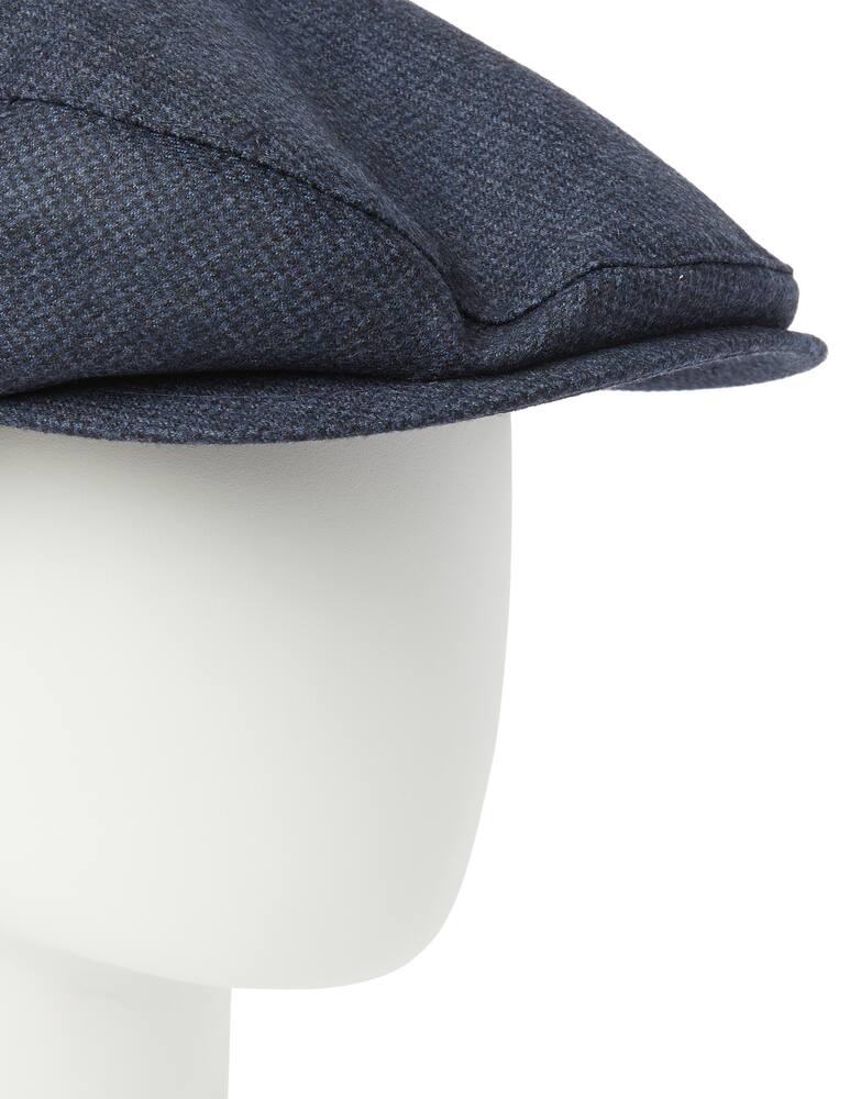 rinascente Borsalino Micro pattern wool flat cap