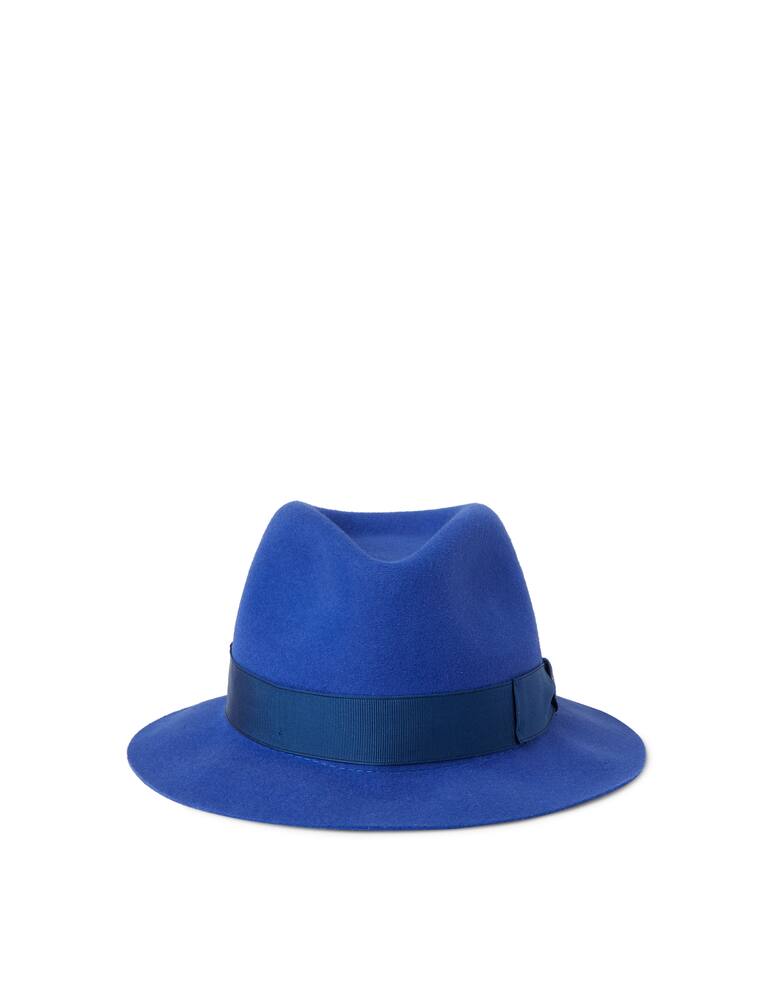 rinascente Borsalino Fedora shaved felt small brim
