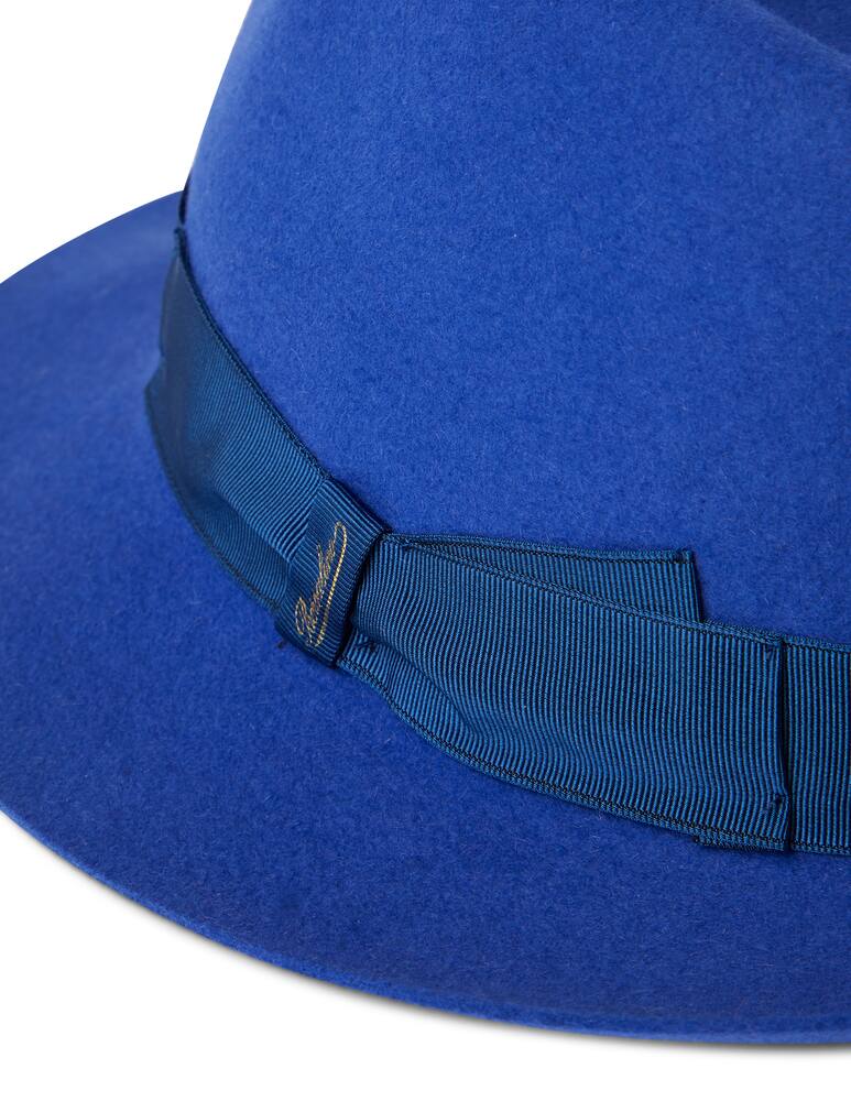 rinascente Borsalino Fedora shaved felt small brim