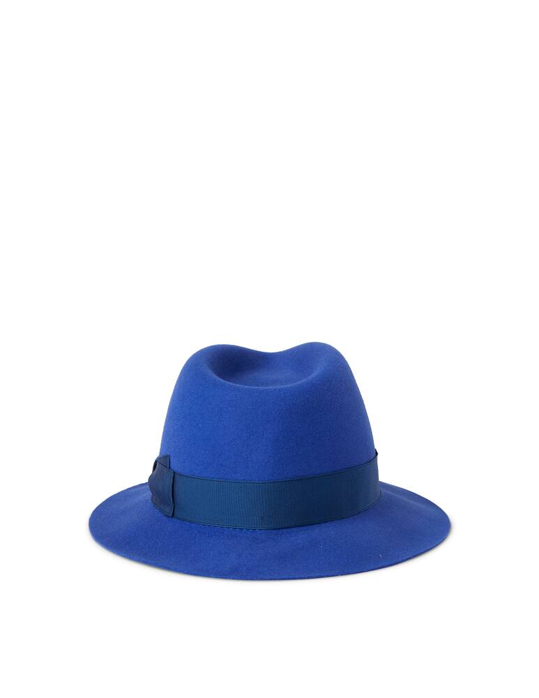 rinascente Borsalino Fedora shaved felt small brim