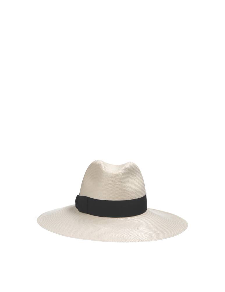 rinascente Borsalino Sophie Panama Fine free brimmed - black