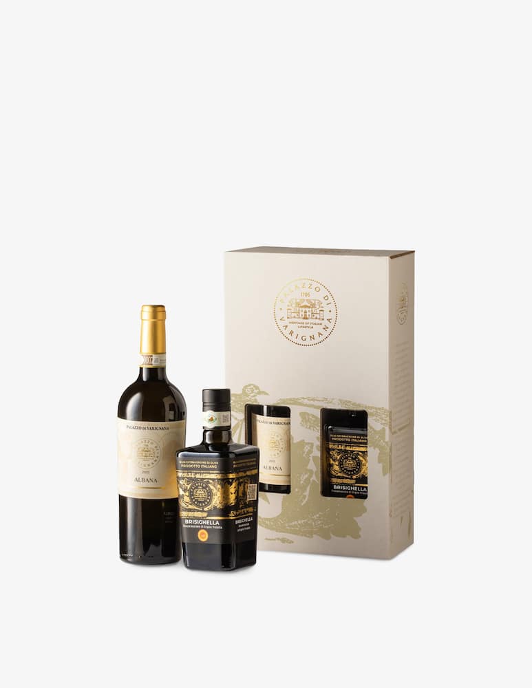 Palazzo di Varignana Gift Box Vino e Olio Albana Romagna Docg - immagine 1 Palazzo di Varignana Gift Box Vino e Olio Albana Romagna Docg - immagine 1
