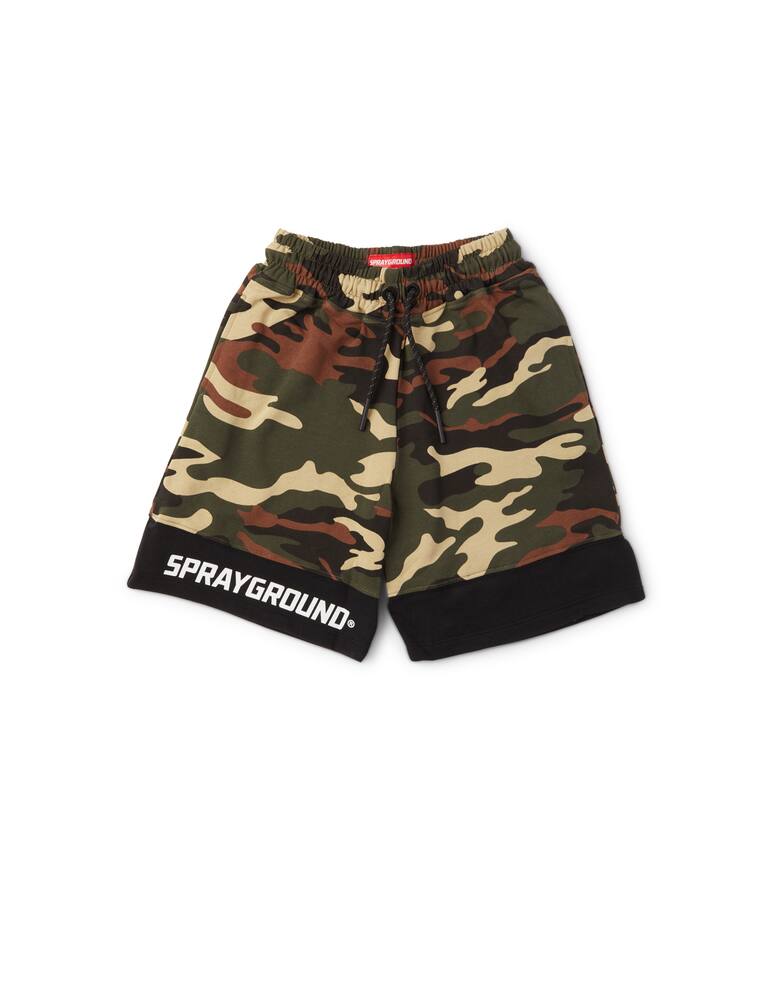 Sprayground Pantaloni corti camo youth - Oliva - immagine 1 Sprayground Pantaloni corti camo youth - Oliva - immagine 1