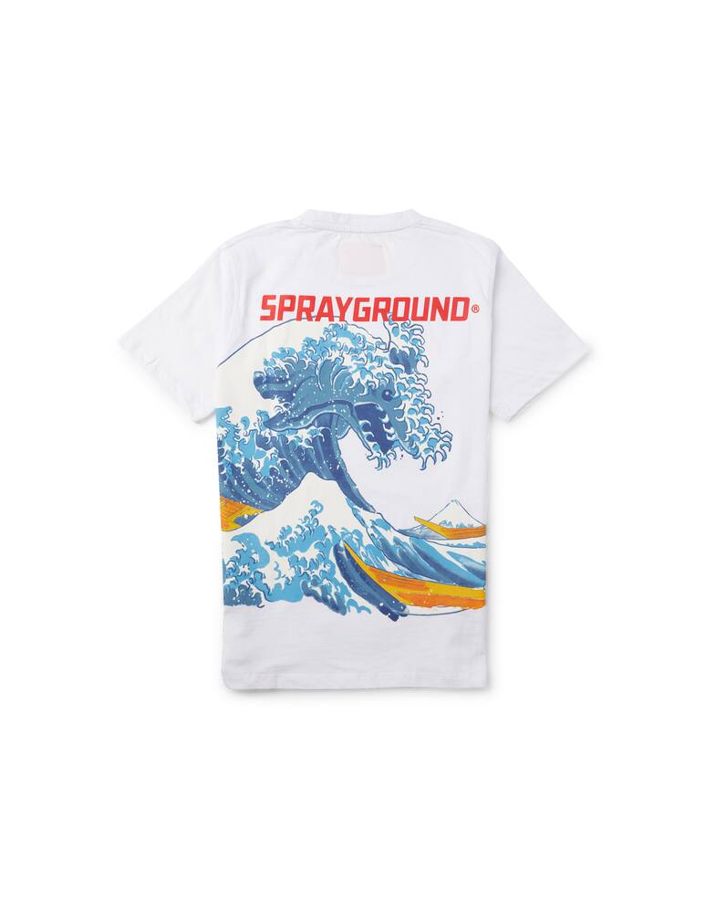 rinascente Sprayground Japan wave youth t-shirt - White