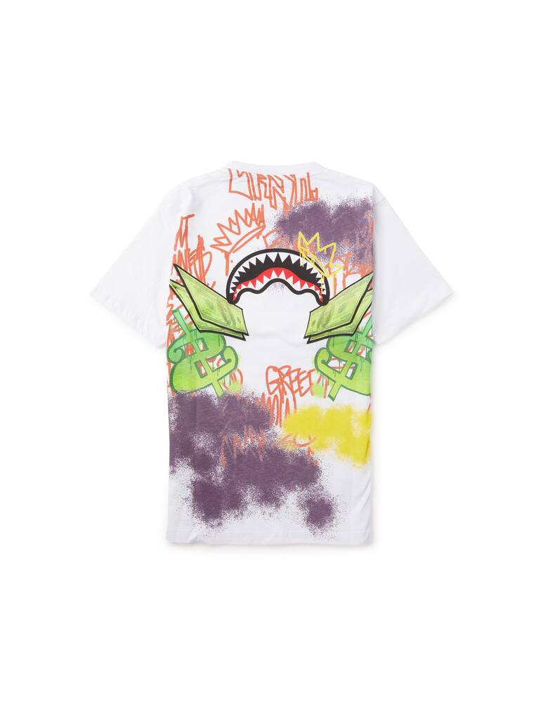 rinascente Sprayground Money youth t-shirt - White