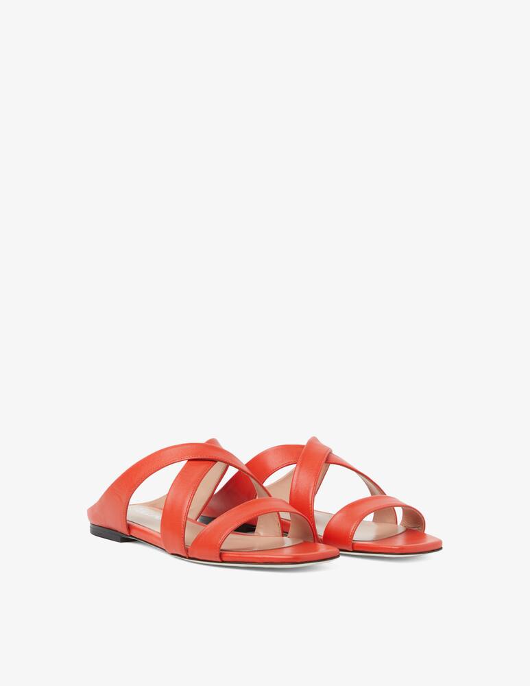 Pollini Leather flat sandals - picture 2 Pollini Leather flat sandals - picture 2